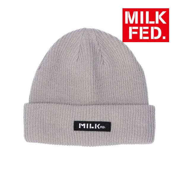 MILKFED. ニットキャップ 帽子 ミルクフェド MILKFED LOGO KNIT MILKFED. ニットキャップ 帽子 ミルクフェド MILKFED LOGO KNIT
