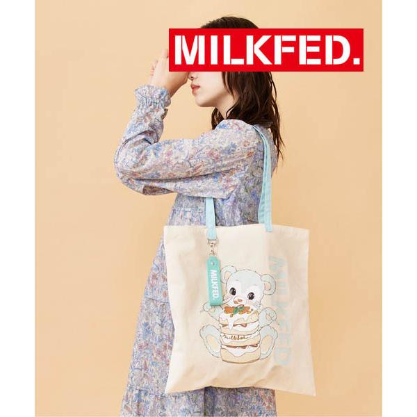 MILKFED.（ミルクフェド） トートバッグ バッグ BEAR FLAT LIGHT TOTE