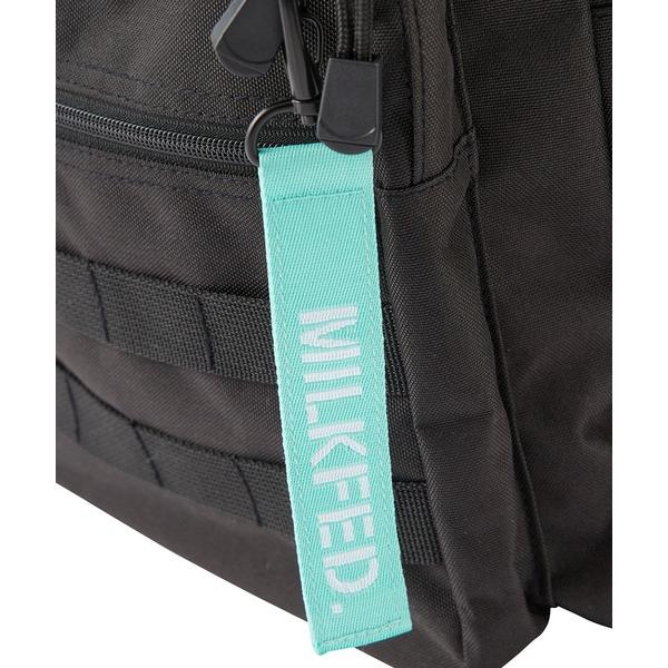 5/29限定 最安 ミルクフェド リュック MILKFED ACTIV DOUBLE POCKET MOLLE BACKPACK BAR 黒 大容量 リュックサック 通学 103224053008の画像