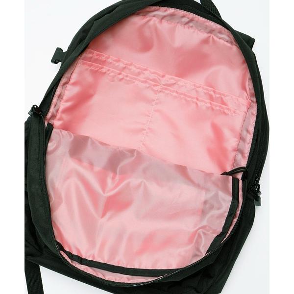 5/29限定 最安 ミルクフェド リュック MILKFED ACTIV DOUBLE POCKET MOLLE BACKPACK BAR 黒 大容量 リュックサック 通学 103224053008の画像