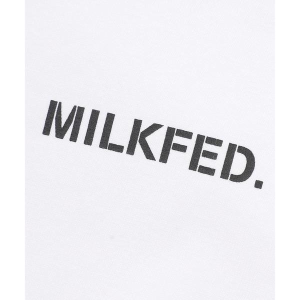 tシャツ Tシャツ ミルクフェド MILKFED STENCIL LOGO WIDE SS TEE 103231011018 白 レディース メンズ｜ariel｜17