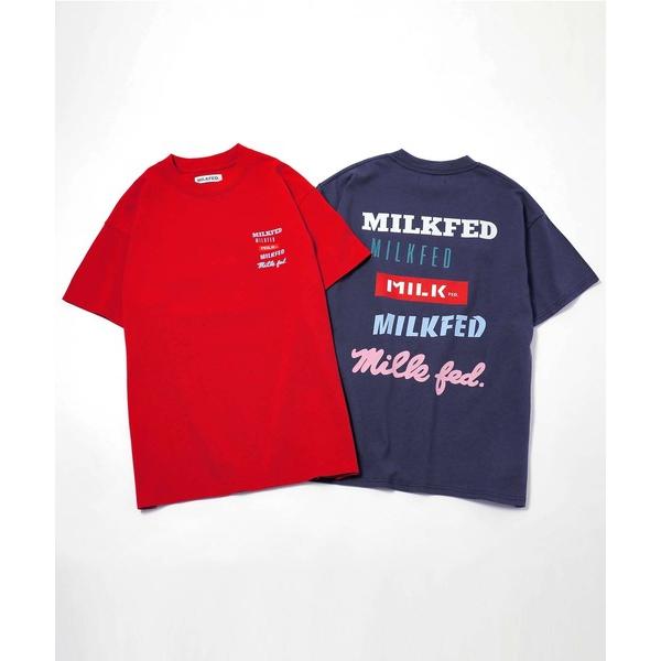 MILKFED. - MILKFED ミルクフェド　ビック　ロゴ　Tシャツ　オレンジ　ワンサイズ MILKFED ミルクフェド ビック ロゴ Tシャツ オレンジ ワンサイズ