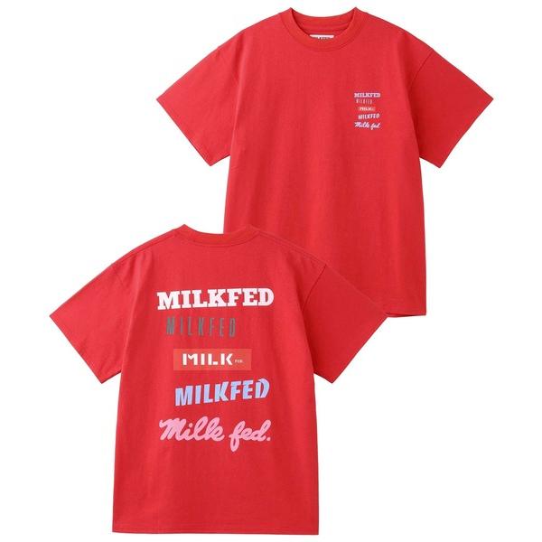 MILKFED. - MILKFED ミルクフェド　ビック　ロゴ　Tシャツ　オレンジ　ワンサイズ MILKFED ミルクフェド ビック ロゴ Tシャツ オレンジ ワンサイズ