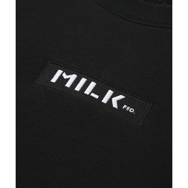 MILKFED. スウェット ミルクフェド MILKFED EMBROIDERED BAR