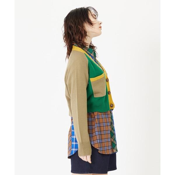 MILKFED.（ミルクフェド） カーディガン MILKFED PANELED KNIT