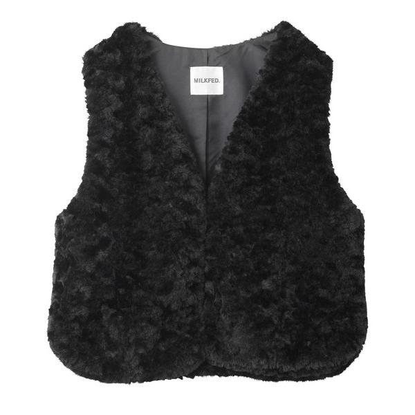 MILKFED.（ミルクフェド） ベスト MILKFED FUR VEST 103233021011