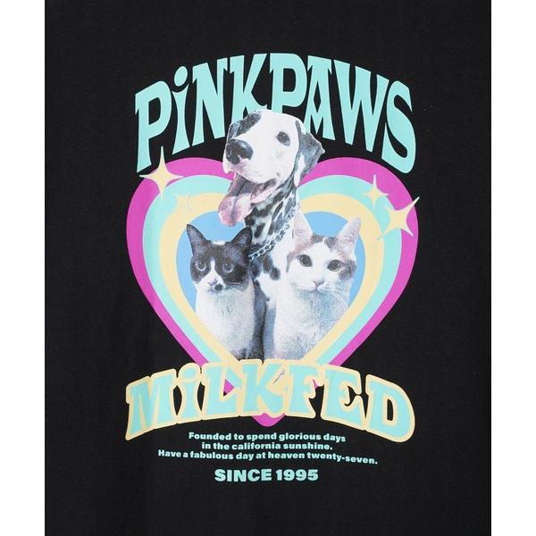 MILK ミルクMISCHIEF CAT ねこ　ネコ　キャミソール　ピンク MILK - MILK ミルクMISCHIEF CAT ねこ ネコ キャミソール ピンク