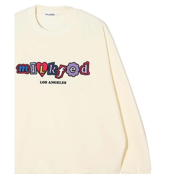 MILKFED.（ミルクフェド） スウェット MILKFED PATCH SWEATSHIRT