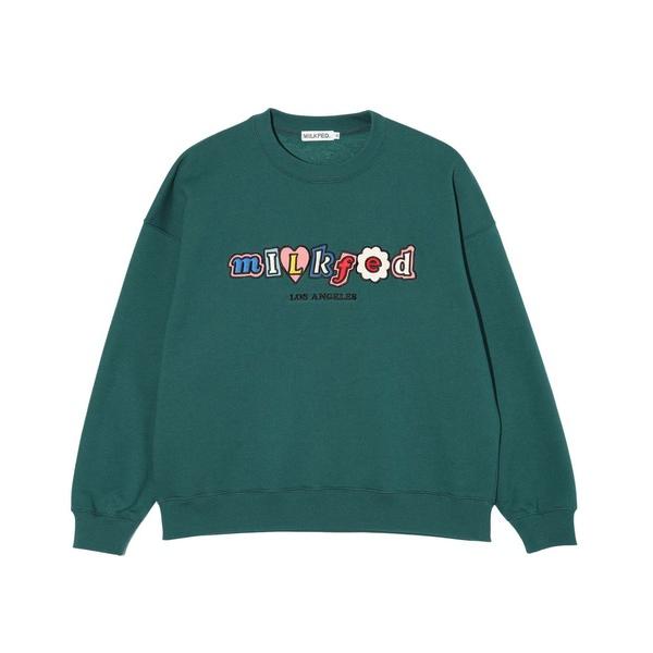 MILKFED.（ミルクフェド） スウェット MILKFED PATCH SWEATSHIRT