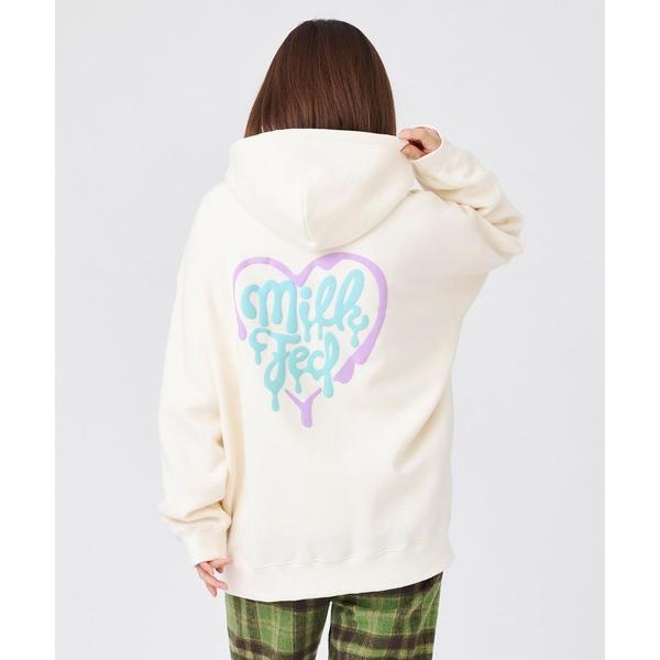 MILKFED.（ミルクフェド） スウェット MILKFED MELTY HEART ZIP UP