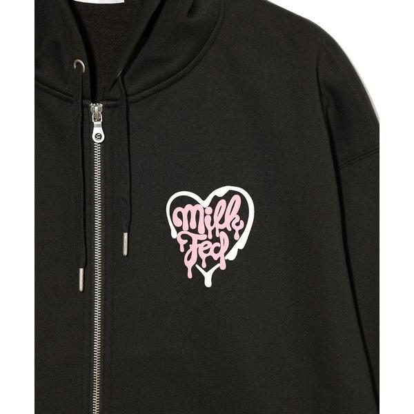 MILKFED.（ミルクフェド） スウェット MILKFED MELTY HEART ZIP UP