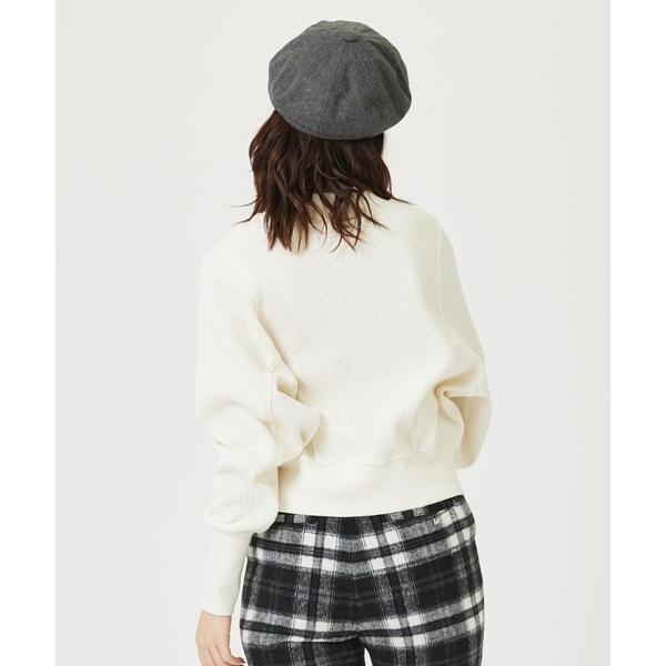 カットソー ミルクフェド MILKFED WAFFLE PANELED TOP レディース 白 グレー トップス ハイネック 柄 tシャツ Tシャツ MILKFED. カットソー ミルクフェド MILKFED WAFFLE PANELED TOP