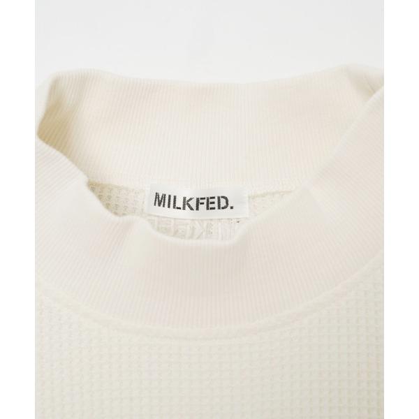 MILKFED. カットソー ミルクフェド MILKFED WAFFLE PANELED TOP