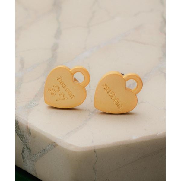 MILKFED.（ミルクフェド） ピアス アクセサリー MILKFED HEART PADLOCK