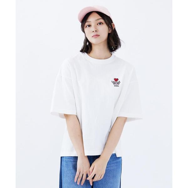 tシャツ Tシャツ ミルクフェド MILKFED WATER CROWN SS TEE レディース カットソー ブランド 黒 白 ピンク 春 夏 ブラック ホワイト｜ariel｜20