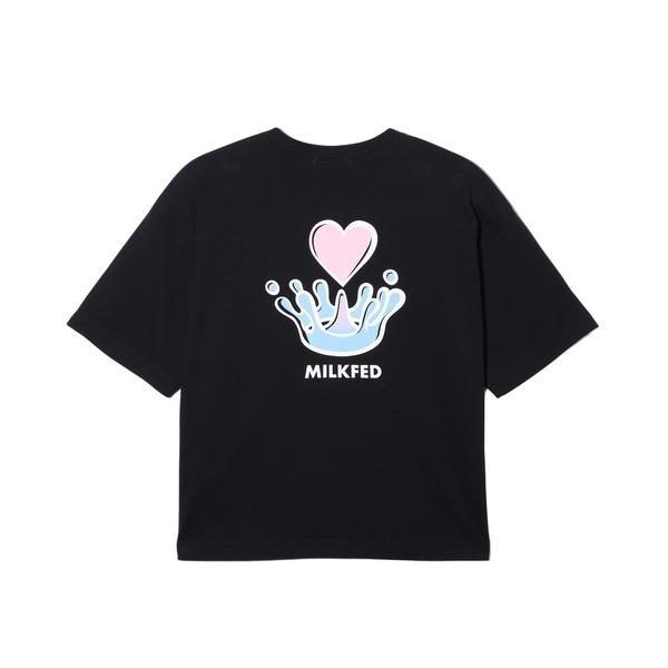 MILKFED. ミルクフェド 半袖 Tシャツ Tee T-Shirt トップス MILKFED.（ミルクフェド） tシャツ Tシャツ MILKFED WATER CROWN SS