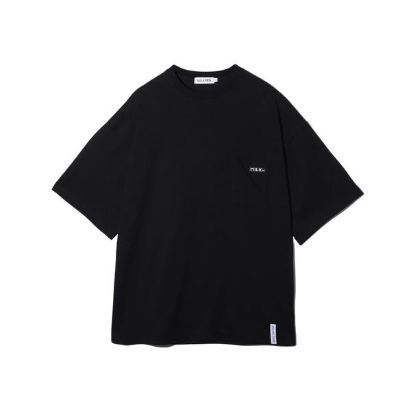 tシャツ Tシャツ ミルクフェド MILKFED BASIC POCKET SS TEE レディース ブランド 黒 夏 ブラック 緑｜ariel｜06