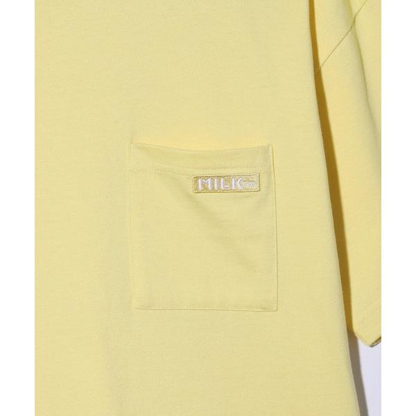 tシャツ Tシャツ ミルクフェド MILKFED BASIC POCKET SS TEE レディース ブランド 黒 夏 ブラック 緑｜ariel｜09