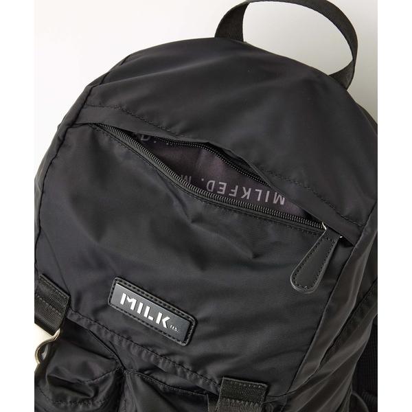 リュック 最安 ミルクフェド 大容量 MILKFED 通学 通勤 LOGO PLATE BACKPACK 103241053005 バックパック｜ariel｜16