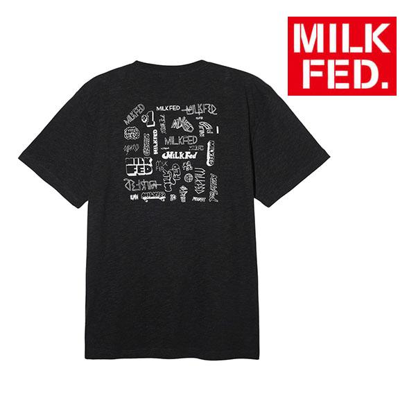 MILKFED. ブラックオーバーサイズTシャツ BASICKS - 【ラスト1点】Oversized Organic T-shirt / オーバー