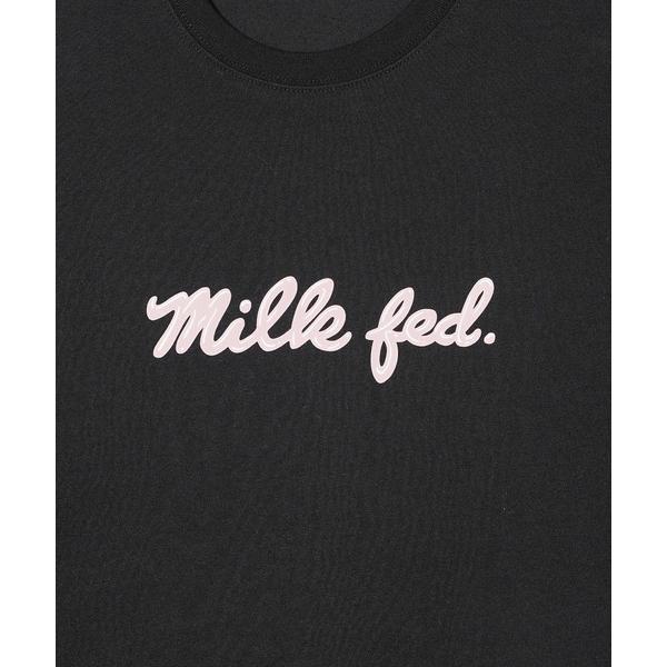 tシャツ Tシャツ ミルクフェド MILKFED ICING LOGO WIDE SS TEE レディース ブランド 白 夏 ホワイト メンズ｜ariel｜20