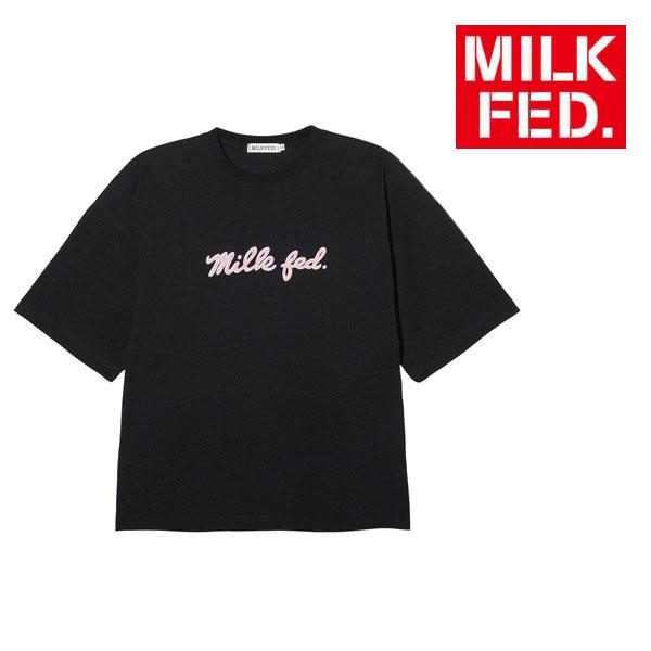 tシャツ Tシャツ ミルクフェド MILKFED ICING LOGO WIDE SS TEE レディース ブランド 白 夏 ホワイト メンズ｜ariel｜05