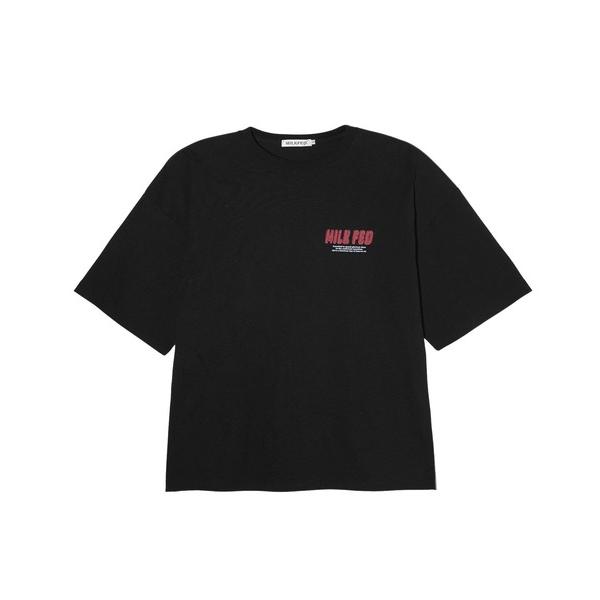 MILKFED.　ミルクフェド　Tシャツ　ブラック ミルクフェド Tシャツ MILKFED[品番：GLNB0015180]｜ギャレリア