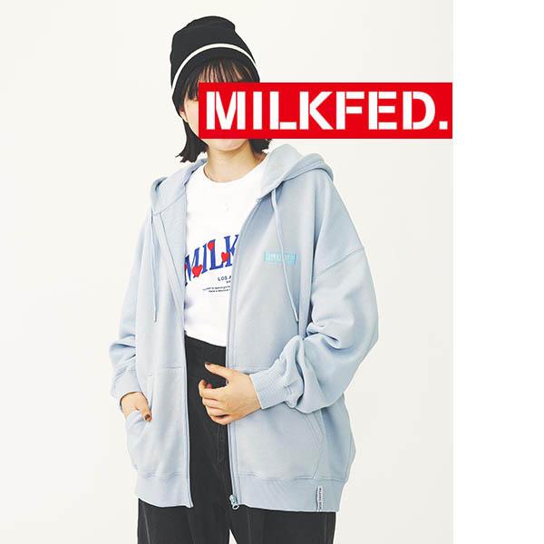 MILKFED.（ミルクフェド） パーカー ジップアップパーカー MILKFED BAR 