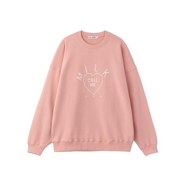 MILKFED.（ミルクフェド） スウェット MILKFED CALL ME SWEAT TOP