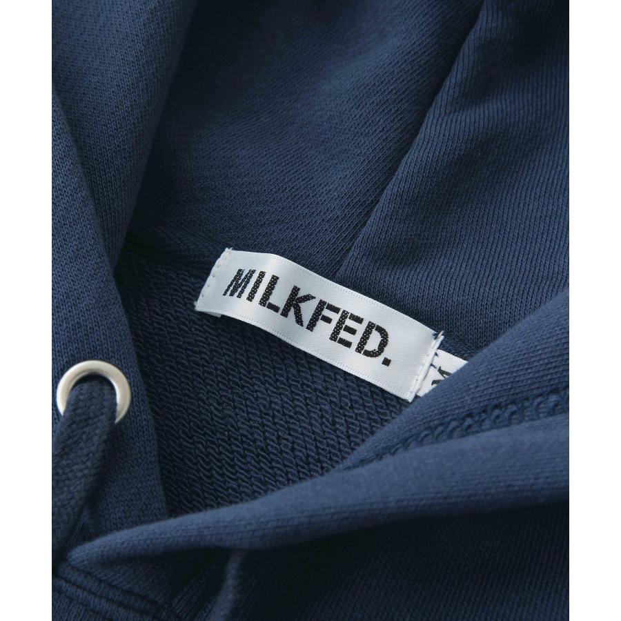 ミルクフェド　プルオーバーパーカー　オーバーサイズ　ロゴ　赤　レッド MILKFED.（ミルクフェド） パーカー チャンピオン MILKFED メンズ