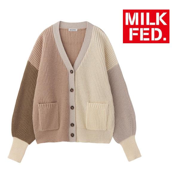 MILKFED. カーディガン ニット ミルクフェド MILKFED PANELED MILKFED. カーディガン ニット ミルクフェド MILKFED PANELED