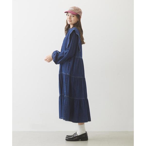 MILKFED.（ミルクフェド） ワンピース ドレス MILKFED DENIM TIERED
