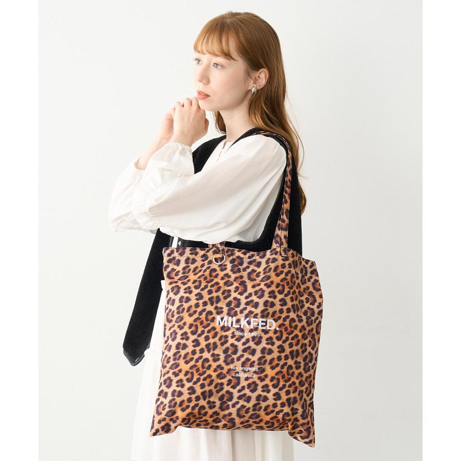 MILKFED.（ミルクフェド） トートバッグ バッグ MILKFED LEOPARD FLAT