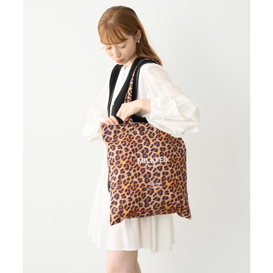 MILKFED.（ミルクフェド） トートバッグ バッグ MILKFED LEOPARD FLAT