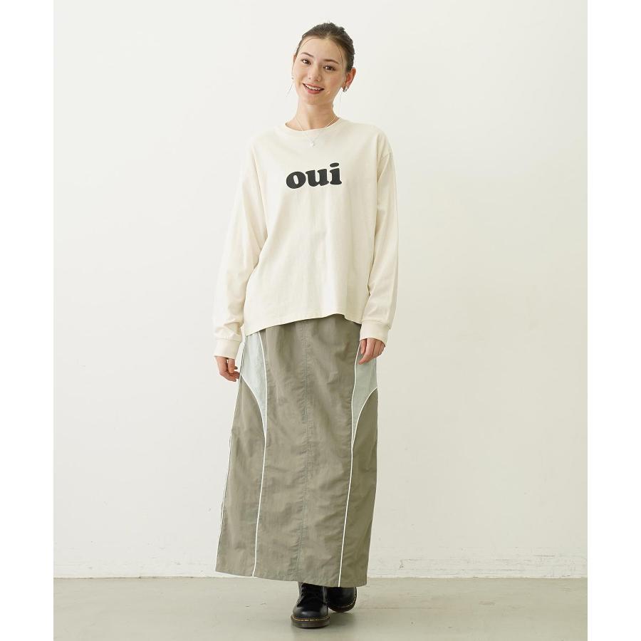 MILKFED.（ミルクフェド） tシャツ MILKFED OUI WIDE LS TEE