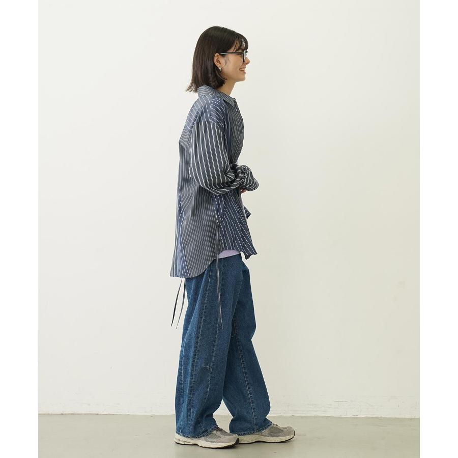 MILKFED.（ミルクフェド） シャツ ブラウス MILKFED STRIPED SHIRRING