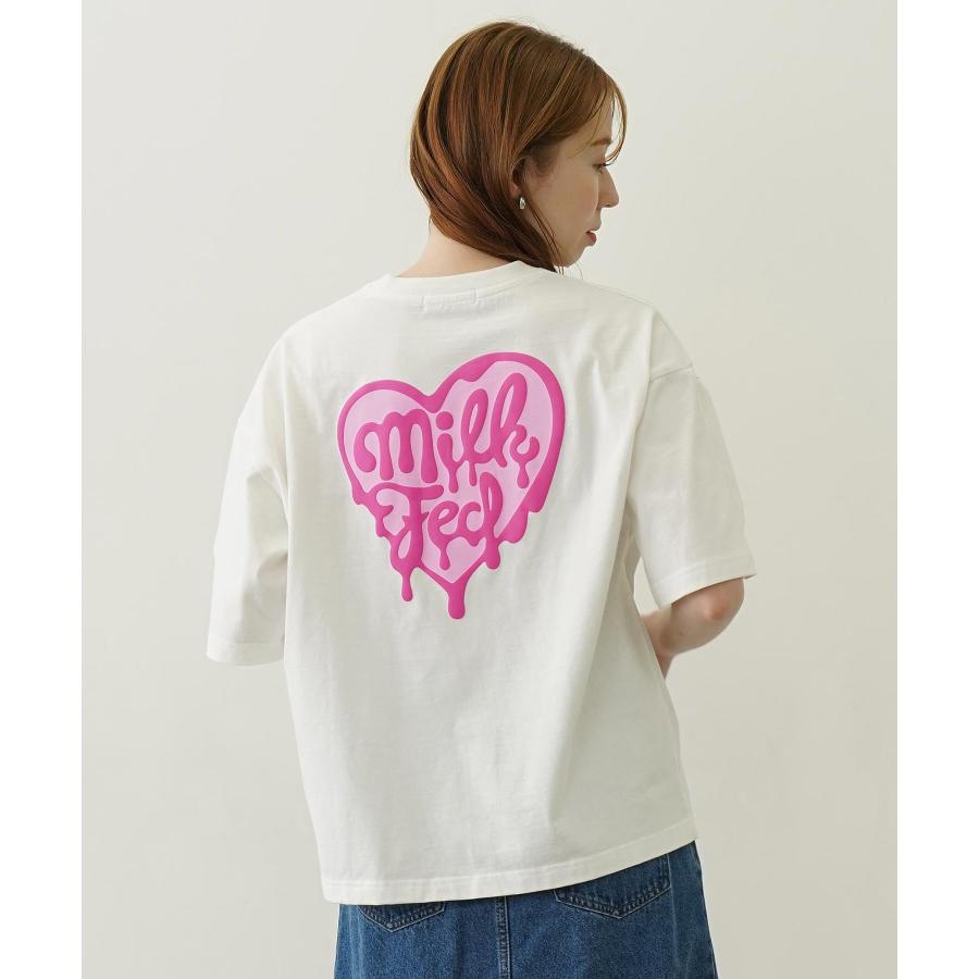 MILKFED.（ミルクフェド） tシャツ Tシャツ MILKFED MELTY HEART FOAM