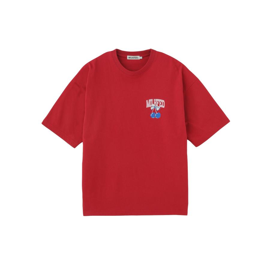 すぐ届く☆MILKFED Tシャツ 半袖 さくらんぼ ゆったりめ☆ すぐ届く☆MILKFED Tシャツ 半袖 さくらんぼ ゆったりめ☆ (T