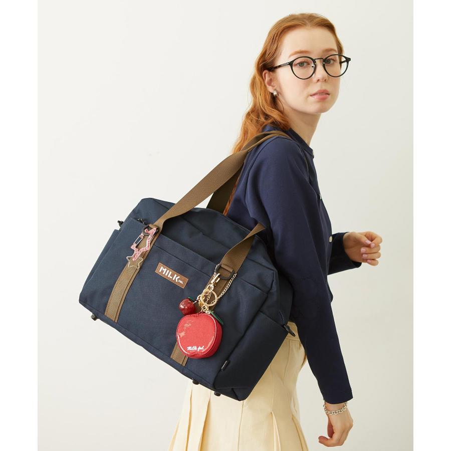 ミルクフェド 修学旅行 ボストンバッグ バッグ MILKFED BFF BOSTON BAG 103261053003 通学 通勤 容量_16