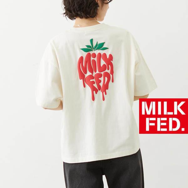 MILKFED.（ミルクフェド） tシャツ Tシャツ MILKFED MELTY STRAWBERRY