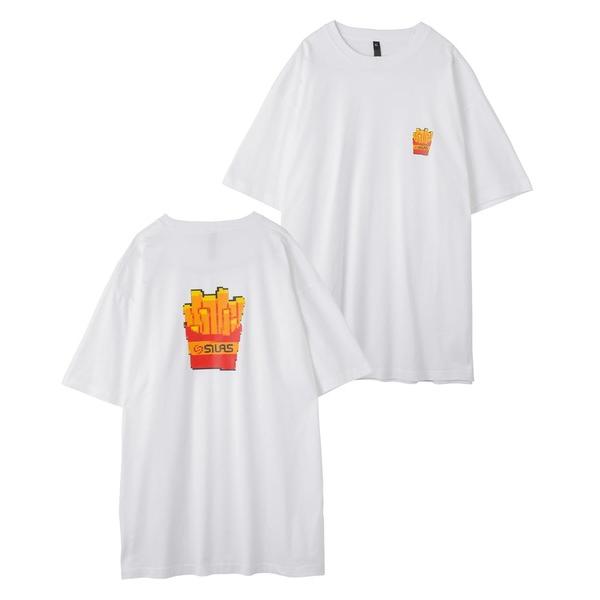 tシャツ Tシャツ SILAS サイラス PIXEL FRENCH FRIES PRINT SS TEE 110231011008 メンズ レディース｜ariel｜16