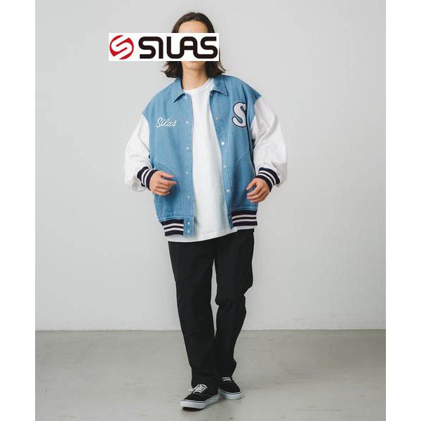 SILAS（サイラス） ジャケット スタジャン SILAS DENIM VARSITY JACKET