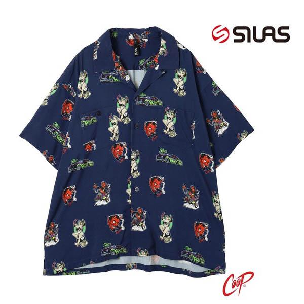 え*つ様 OPEN COLLAR SHIRT S/S HEMP サイズ3 LANDSCAPE PRINTED OPEN COLLAR SHIRT #BEIGE [YK25SS001003SH