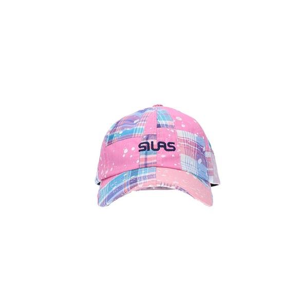 帽子 キャップ SILAS サイラス SPLASH PATCHWORK CAP 110232051006 メンズ レディース ピンク 青 ライトブルー｜ariel｜06