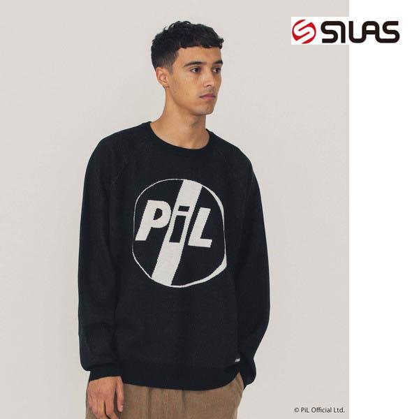 SILAS セーター ニット サイラス x PIL LOGO SWEATER メンズ