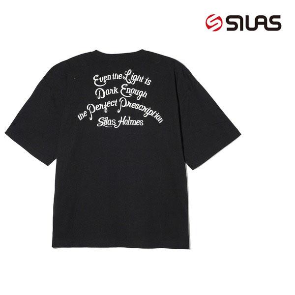 tシャツ Tシャツ サイラス SILAS SCRIPT WIDE SS TEE 110242011025 メンズ レディース 黒 ブラック｜ariel｜03
