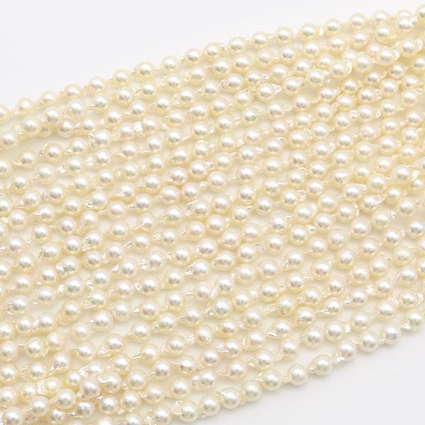 真珠 パール ネックレス あこや真珠 8mm-8.5mm バロックパール