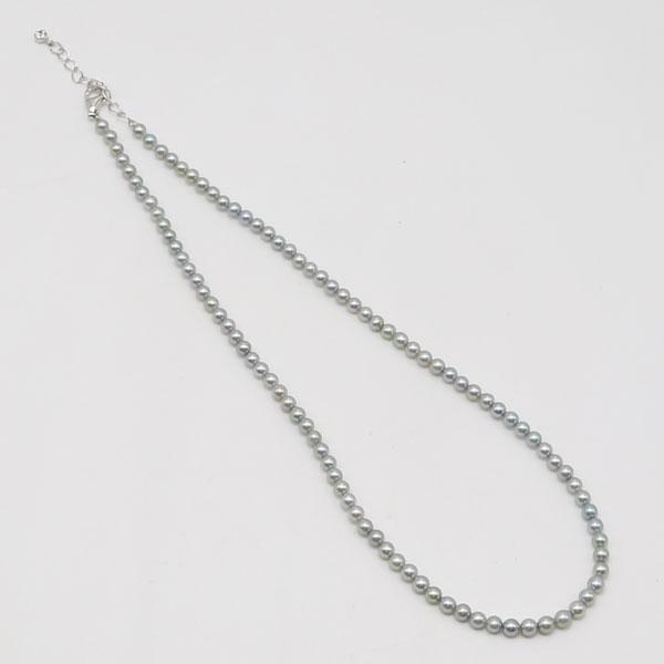 真珠 パール ネックレス あこや真珠 パールネックレス 4mm-4.5mm