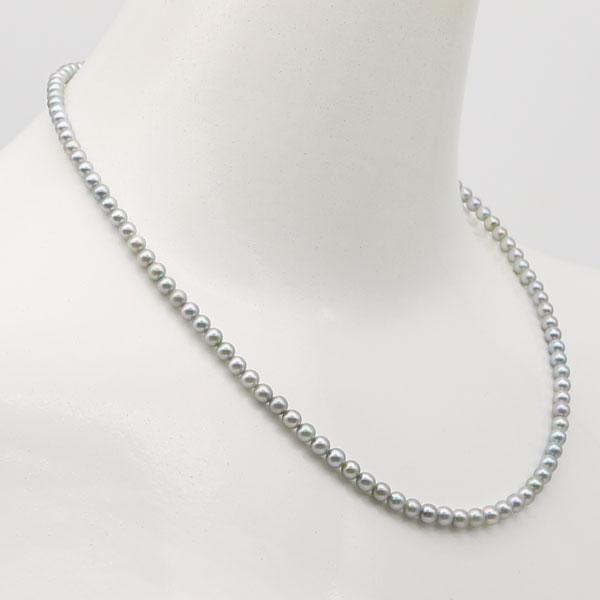 真珠 パール ネックレス あこや真珠 パールネックレス 4mm-4.5mm