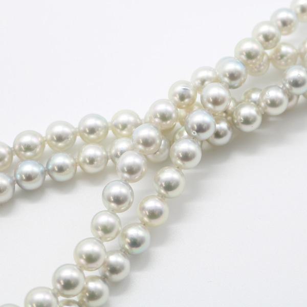 真珠 パール ネックレス あこや真珠 パールネックレス 7 5mm 8mm ナチュラル ブルーグレーカラー アコヤ本真珠 冠婚葬祭 葬儀 フォーマル 法事 お葬式 真珠パール専門店 アリエルパール 通販 Yahoo ショッピング